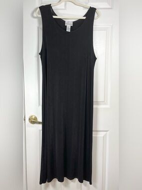 Anna Maxwell Black Petite Maxi Dress 2XWP (22/24)